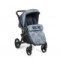 Коляска 3в1 DINAMICO SMART, цвет синий с узором, арт. 897025/T914
