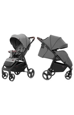 Коляска прогулочная CARRELLO Bravo CRL-8512 Elephant Grey +дождевик L /1/ MOQ, серый