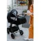 Коляска универсальная CARRELLO Epica CRL-8510/1 (2in1) Space Black +дождевик /1/,черный,  код товара: CRL-8510/1 Space Black