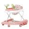 Ходунки CARRELLO Fiore CRL-9606 Rose 3 в 1 (ходунки, качалка, каталка) /1/, регулировка по высоте, музыкальная панель, розовый,  код товара: CRL-9606 Rose