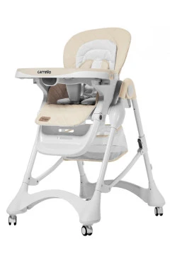 Стульчик для кормления CARRELLO Caramel CRL-9501 Cream Beige с 6 месяцев