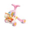 ходунки-каталка ігровий розвивальний столик 2 в 1 caretero spark pink, арт. TOYZ-20950