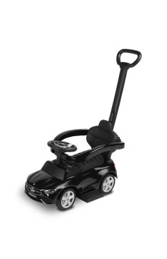 Машинка для катання Caretero Mercedes C-CLASS з батьківською ручкою black, арт. TOYZ-25852