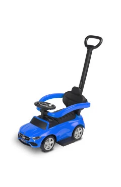 Машинка для катання Caretero Mercedes C-CLASS з батьківською ручкою blue, арт. TOYZ-25851