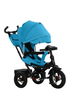 Велосипед трехколесный TILLY Impulse T-386/2 синий лен