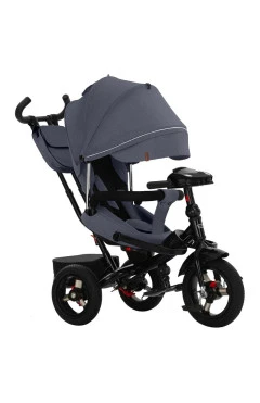 Велосипед триколісний TILLY Impulse T-386/2 Темно-сірий льон /1/