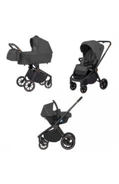 Коляска універсальна CARRELLO Epica CRL-8511/1 (3in1) iron grey 2024