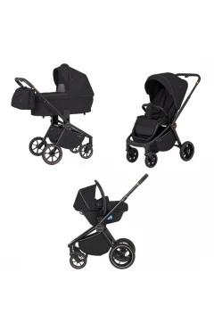 Коляска универсальная CARRELLO Epica CRL-8511/1 (3in1) space black 2024