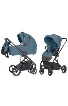 Коляска універсальна CARRELLO Alfa CRL-6507 (2in1) Indigo Blue/1/
