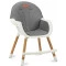 Стульчик для кормления MoMi FLOVI (цвет -  dark grey),  код товара: KRKA00020