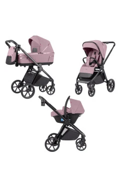 Коляска універсальна CARRELLO Omega CRL-6545/1 Galaxy Pink (3in1) /1/