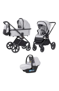 Коляска універсальна CARRELLO Ultimo CRL-6519 (3in1) arctic grey