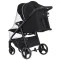 Прогулянкова коляска CARRELLO Bravo CRL-8512 BF Pure Black /1/, код товару: CRL-8512 Pure Black