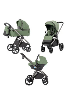 Коляска універсальна CARRELLO Omega CRL-6535 (3in1) Perfect Green /1/