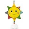 Мягкая музыкальная игрушка на кроватку Clementoni soft sun, арт. 17795
