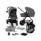 Універсальний візочок 3 в 1 Kinderkraft Xmoov Dark Gray (KSXMOV00DGR3000), код товару: 301087