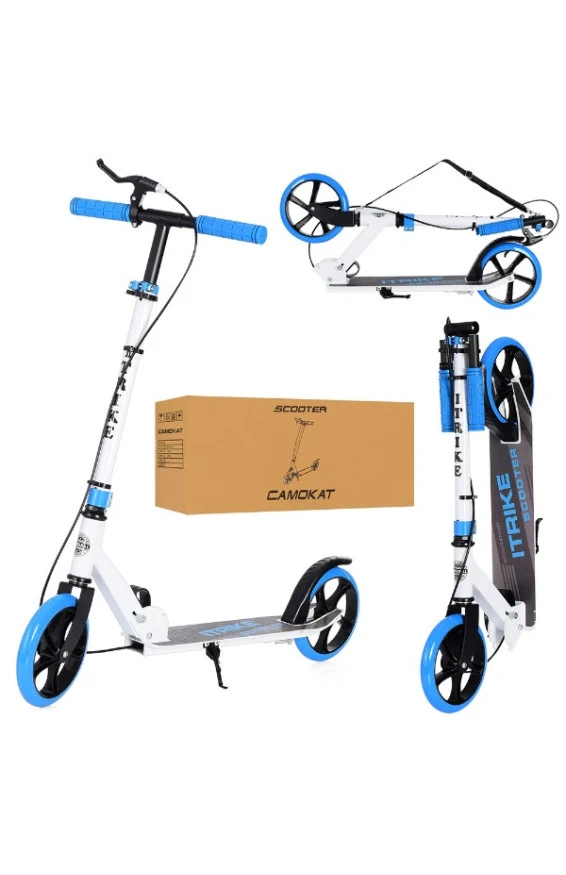 Самокат iTrike SR 2-051-WBL (white-blue), код товару: SR 2-051-WBL