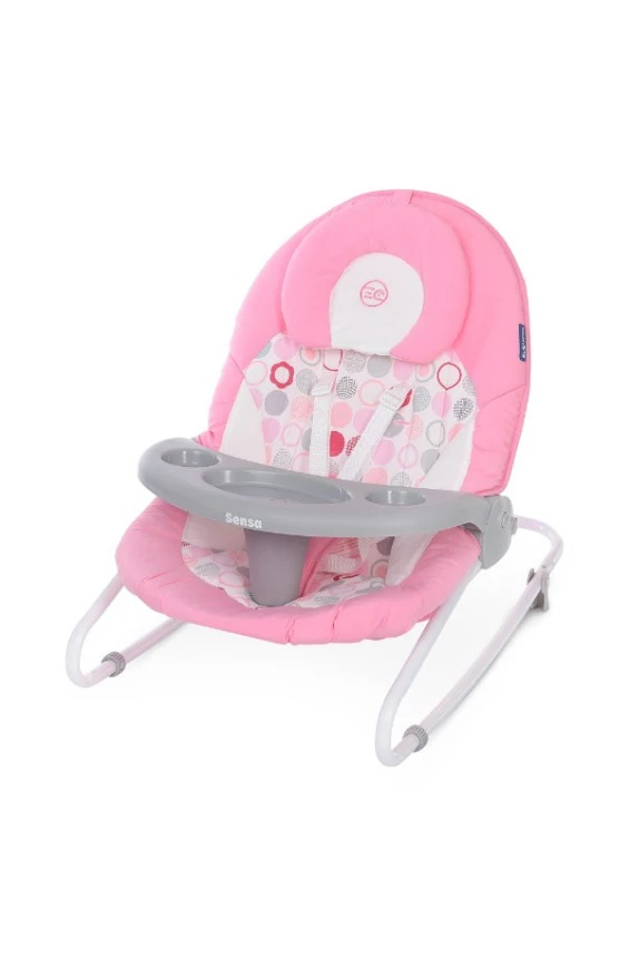Качеля-шезлонг ME 1028 SENSA (circles pink),  код товара: ME1028 circles pink