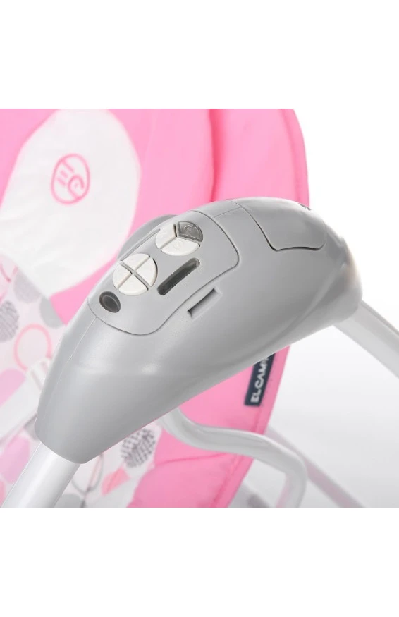 Качеля-шезлонг ME 1028 SENSA (circles pink),  код товара: ME1028 circles pink