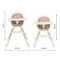 Стульчик для кормления ME 1104 TWIST розовый,  код товара: ME 1104 TWIST pink