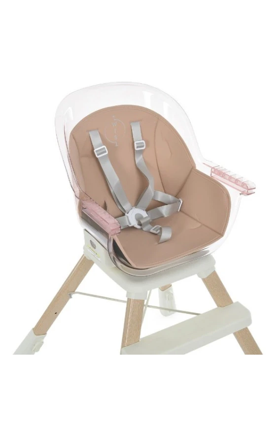Стульчик для кормления ME 1104 TWIST розовый,  код товара: ME 1104 TWIST pink