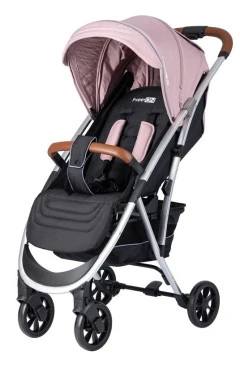 Коляска прогулочная  FreeON LUX Premium Dusty Pink-Black