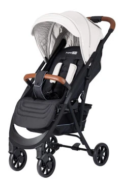 Візок прогулянковий FreeON LUX Premium Light Grey-Black