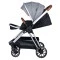 Коляска для ребенка универсальная 3 в 1  FreeON Fantasy Grey-Black,  код товара: 44565