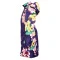 Детское демисезонное пальто LUISA для девочки темно-лиловое р.146-152 Huppa Эстония, арт. 12430010-91373