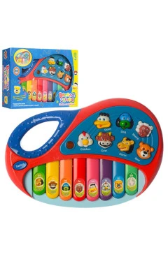 Музыкальное пианино ,красный/голубой ,LimoToys Китай