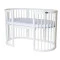 Кроватка трансформер IngVart BAGGYBED ROUND белая, арт. 1729003