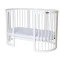 Кроватка трансформер IngVart BAGGYBED ROUND белая, арт. 1729003