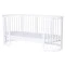 Кроватка трансформер IngVart BAGGYBED ROUND белая, арт. 1729003