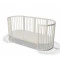 Кроватка трансформер IngVart BAGGYBED ROUND молочный, арт. 1729001