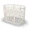 Кроватка трансформер IngVart BAGGYBED ROUND со звездочками молочная, арт. 1359001