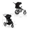 Прогулянкова коляска Kinderkraft Helsi Deep Black (KSHELS00BLK0000), код товару: 301113