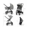 Універсальна коляска 3 в 1 Kinderkraft Newly Moonlight Grey (KSNEWL00GRY3000), код товару: 301093