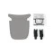 Універсальна коляска 3 в 1 Kinderkraft Newly Moonlight Grey (KSNEWL00GRY3000), код товару: 301093