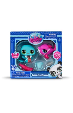 Игровой набор Littlest Pet Shop – фантастические трюки (2 фигурки, аксесс.), арт. 00508