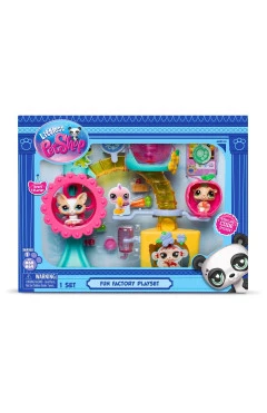 Ігровий набір Littlest Pet Shop Фабрика розваг з 2 фігурками та аксесуарами, арт. 00519