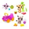 Игровой набор littlest pet shop – сафари (3 фигурки, аксессуары), арт. 00524