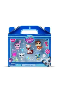 Игровой набор Littlest Pet Shop – зимние приключения (5 фигурок, аксессуары), арт. 00573