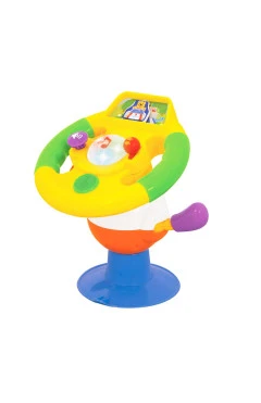 Игрушка на присоске KIDDI SMART – умный руль (свет, украинский), арт. 063420