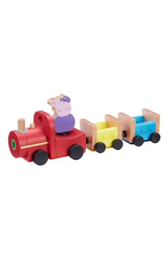 Дерев'яний ігровий набір Peppa - паровозик дідуся Peppa, арт. 07210