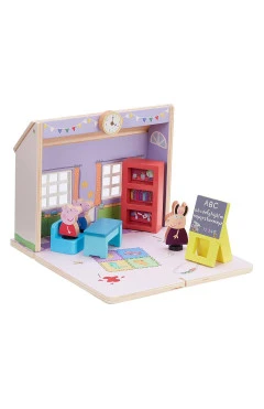 Деревянный игровой набор Peppa - ШКОЛА ПЕППЫ