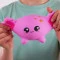 Коллекционная игрушка-антистресс SMOOSHZEES серии "Luvzees" - АКСОЛОТЛЬ ДЖЕЛЛИ