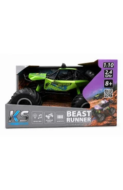 Автомобиль KS DRIVE на р/у - BEAST RUNNER (2.4 GHz, аккум. 7.4 V, зеленый), арт. 10003-1102