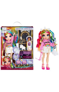 Игровой набор с куклой RAINBOW HIGH серии "Creative Crystals" - Амая (с аксесс.)