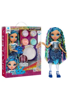 Игровой набор с куклой Rainbow High Rainbow Shimmers Скайлер со слаймом, арт. 122418