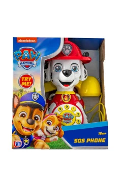 Игрушка-каталка на веревочке paw patrol - маршалл: экстренный вызов, арт. 1500104